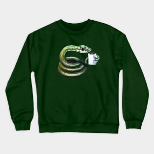 "Curled Up with Coffee" - Java Jungle collection Crewneck Sweatshirt